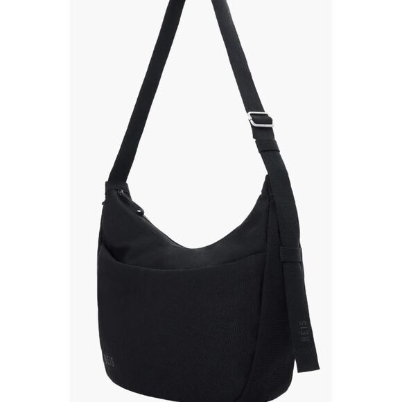NWT BÉIS The Carryall Crossbody in Black - Picture 2 of 3